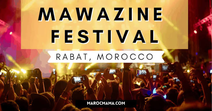 The massive outdoor crowd at Mawazine festival on the Bouregreg riverbank in Rabat